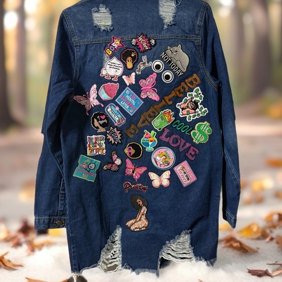 Woman patch jacket - Picture 3 of 6